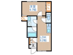 すまいる４１番館の物件間取画像